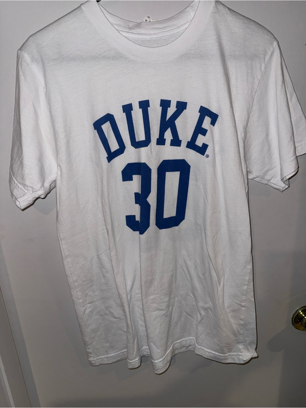 Duke 30 Flipowski White Short-Sleeve Graphic Jersey Tee